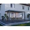 PERGOLUX Pergola 4 Pro Bioclimatica 3x5m, Motorizzata, Addossata, Antracite
