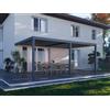 PERGOLUX Pergola 4 Pro Bioclimatica 4x6m, Motorizzata, Addossata, Antracite
