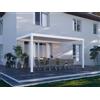 PERGOLUX Pergola 4 Pro Bioclimatica 3x5m, Motorizzata, Addossata, Bianca