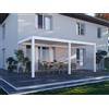 PERGOLUX Pergola 4 Pro Bioclimatica 3x6m, Motorizzata, Addossata, Bianca