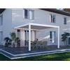 PERGOLUX Pergola 4 Pro Bioclimatica 4x4m, Motorizzata, Addossata, Bianca