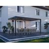 PERGOLUX Pergola 4 Pro Bioclimatica 3x5m, Motorizzata, Addossata, Nero