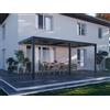 PERGOLUX Pergola 4 Pro Bioclimatica 3x6m, Motorizzata, Addossata, Nero