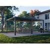 PERGOLUX Pergola 4 Pro Bioclimatica 4x6m, Motorizzata, Autoportante, Nero