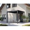 PERGOLUX Pergola 4 Bioclimatica 3x3m, Manuale, Addossata, Antracite