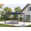 PERGOLUX Pergola 4 Bioclimatica 3x4m, Manuale, Autoportante, Antracite