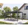PERGOLUX Pergola 4 Bioclimatica 3x5m, Manuale, Autoportante, Antracite