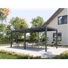 PERGOLUX Pergola 4 Bioclimatica 3x6m, Manuale, Autoportante, Antracite