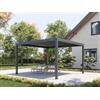 PERGOLUX Pergola 4 Bioclimatica 4x4m, Manuale, Autoportante, Antracite