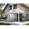 PERGOLUX Pergola 4 Bioclimatica 3x4m, Manuale, Addossata, Bianca