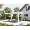 PERGOLUX Pergola 4 Bioclimatica 3x5m, Manuale, Autoportante, Bianca
