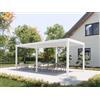PERGOLUX Pergola 4 Bioclimatica 3x6m, Manuale, Autoportante, Bianca