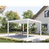 PERGOLUX Pergola 4 Bioclimatica 4x4m, Manuale, Autoportante, Bianca