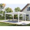 PERGOLUX Pergola 4 Bioclimatica 4x5m, Manuale, Autoportante, Bianca