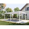 PERGOLUX Pergola 4 Bioclimatica 4x6m, Manuale, Autoportante, Bianca