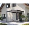 PERGOLUX Pergola 4 Bioclimatica 3x3m, Manuale, Addossata, Antracite con tetto bianco