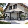 PERGOLUX Pergola 4 Bioclimatica 3x6m, Manuale, Addossata, Antracite con tetto bianco