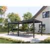 PERGOLUX Pergola 4 Bioclimatica 3x6m, Manuale, Autoportante, Nero