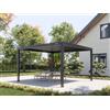 PERGOLUX Pergola 4 Bioclimatica 4x4m, Manuale, Autoportante, Nero