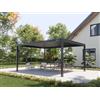 PERGOLUX Pergola 4 Bioclimatica 4x5m, Manuale, Autoportante, Nero