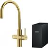 Franke NEW Franke: Miscelatore elettronico multifunzione Mythos Water Hub All In One 160.0731.755 finitura gold