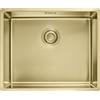 Franke NEW Franke: Lavello una vasca Mythos Masterpiece BXM 210/110-50 127.0674.362 finitura gold da 54x45 cm - Scarico manuale