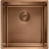 Franke NEW Franke: Lavello una vasca Mythos Masterpiece BXM 210/110-40 127.0662.649 finitura copper da 44x45 cm - Scarico automatico