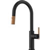 Franke NEW Franke: Miscelatore monocomando con doccetta estraibile Maris Stripes J 115.0747.674 finitura nero opaco/rame