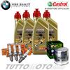 Castrol - HIFLO - NGK Tagliando BMW R 1150 R / ABS 2000-2006 Kit Olio Castrol 15W50 Filtro Candele