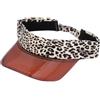 Abaodam Cappellino da Sole Estivo con Visiera Regolabile Design Leopardato alla Moda Cappello UV Uomo e Donna Leggero e Traspirante per Protezione Solare