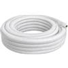 HM Tubo Multistrato Coibentato PEX AL PEX Ø20 Ø26 Isolamento 13 mm Bianco Anticondensa per Climatizzazione Pompa di Calore Riscaldamento Rotoli 10 25 50 Metri