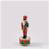 EDG Carillon Soldatino Schiaccianoci H22 cm Red Green