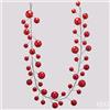 EDG Festone Pallemix EDG 47 Palline Rosse L 280 cm