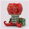EDG Base Albero Elfo Pantaloni H66 cm Green Red