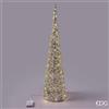 EDG Albero LED Stripes Cono 40 MicroLED H80 cm Oro