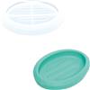 JESMONITE - Stampo in Silicone portasapone - 15 x 10,5 x 2,6 cm | Transparent