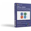 Microsoft Office 2024 Home & Business - PC/Mac - Licenza Bind - Fatturazione Italiana