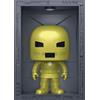 Funko Pop! Deluxe Marvel Iron Man Hall of Armor Modello 1 Armor Dorata #1035