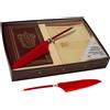 INSIGHT EDITIONS Harry Potter Gryffindor Set Di Cancelleria Da Scrivania Con Taccuino E Penna
