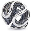 Trollbeads Perlina in Argento 925 Perlina Sentiero della Vita, Misura Unica, Argento Sterling, Nessuna Pietra preziosa