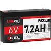 LANGZEIT Batterien LANGZEIT batteria al piombo 6V 7,2Ah GEL UPS ricaricabili sostituito 7Ah