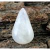 Bianco Pietra di Luna Naturale 26.75 KT Pera Cabochon Loose Gemma Certificato