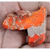 Certificato 111 CT Naturale Arancio Carico Lago Turchese Lucidato Grezzo Fondo