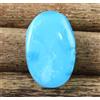 30.20 CT Naturale Blu Turchese Ovale Gemma Certificato T22235 Mamma Regalo