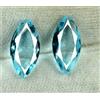 Naturale Svizzero Blu Topazio Marchesa Gemma Paio 4 KT Certificato DB40 Paraurti