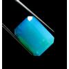 Certificato AGI Opale Welo Naturale Sky Blue Taglio Emerald 24.95 Ct