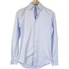 Suitsupply Uomo Camicia 35/36/13 1/2/14 Extra Slim Puro Cotone Blu Manica