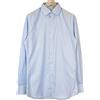 Suitsupply Camicia Uomo 41 Blu Formale 100% Cotone Extra Slim Melange Traveller