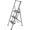 Wenko Scaletta pieghevole aluminio 3 gradini