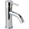 Kiamami Valentina Rubinetto Miscelatore Monoforo Cromato Lavabo Fassa | Corpo ottone, leva zinco, piletta click clack ABS, flessibile 35 cm, rompigetto, certificato ACS